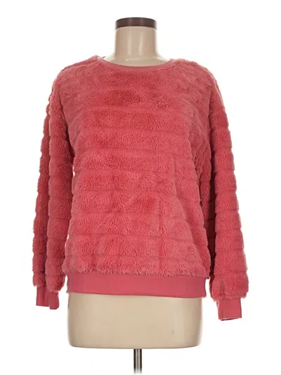 Pre-owned Steve Madden Long Sleeve Top Red Boatneck Tops