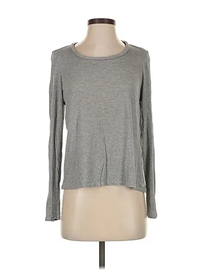 Pre-owned Steve Madden Long Sleeve T-shirt In Gray