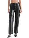 Steve Madden Josie Vegan Leather Pant In Black