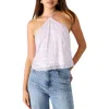 Steve Madden Lorenna Sequin Camisole In White