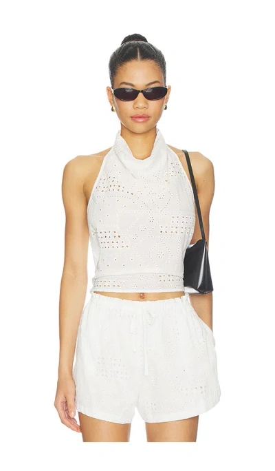 Steve Madden Lou Top In White