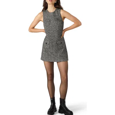 Steve Madden Louie Sleeveless Minidress In Gray