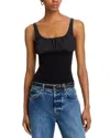Steve Madden Luana Ruched Detail Top In Multi
