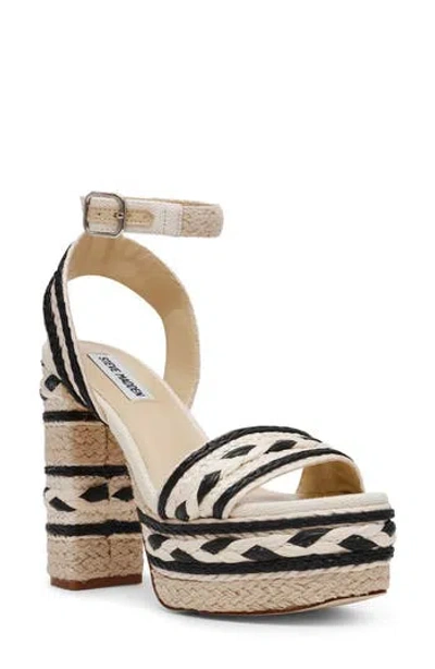 Steve Madden Lucci Espadrille Ankle Strap Platform Sandal In Multi