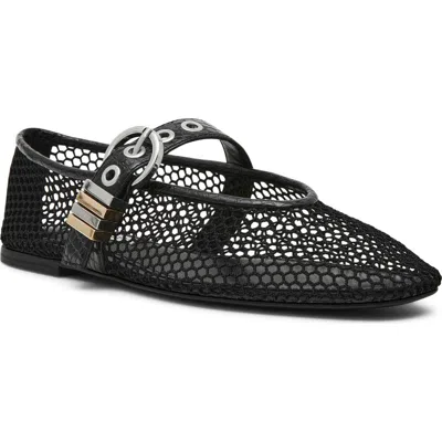 Steve Madden Lucia Mary Jane Flat In Black