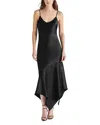 Steve Madden Lucille Slip Dress In Black