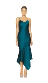 Steve Madden Lucille Dress In Midnight Teal