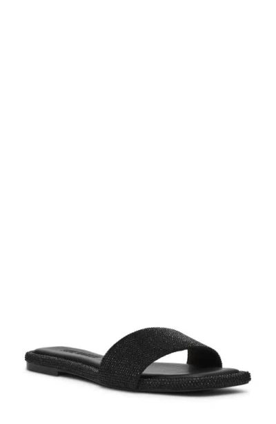 Steve Madden Lumina Slide Sandal In Black