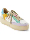 STEVE MADDEN LYNNOX WOMENS FAUX LEATHER COLORBLOCK CASUAL AND FASHION SNEAKERS