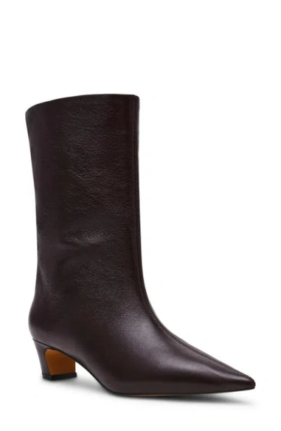 Steve Madden Lytton Pointed Toe Boot In Burgundy