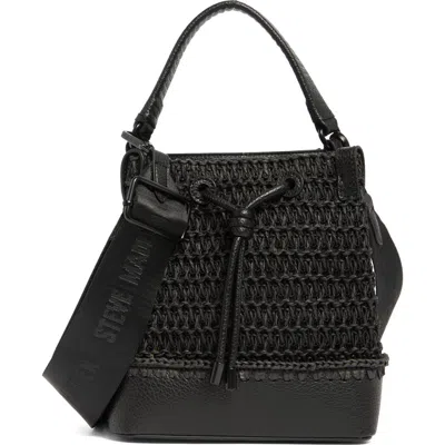 Steve Madden Macro Raffia Bucket Bag