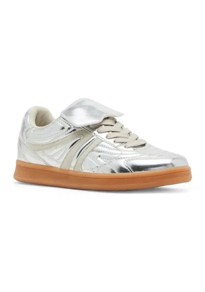 Steve Madden Madrid Madr03s1 Sneaker Women's 10 Silver Lifestyle Shoes Zogg139