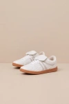 Steve Madden Madrid White Multi Quilted Lace-up Sneakers In White