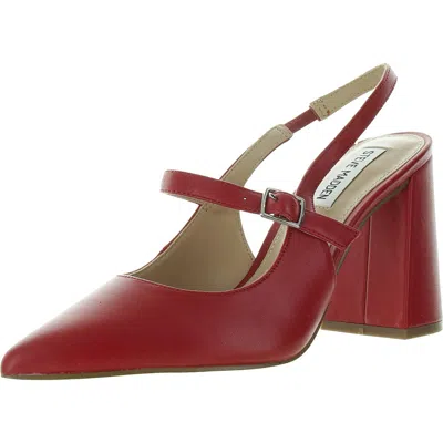 Steve Madden Maegan Womens Buckle Slingback Heels