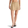 Steve Madden Maeron Pleated Skort In Taupe