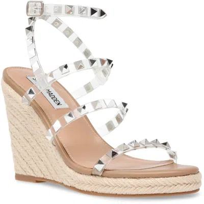 Steve Madden Maici Womens Faux Leather Ankle Strap Heels In Multi