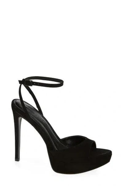 Steve Madden Maiden Ankle Strap Sandal In Black