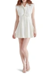 Steve Madden Maisha Poplin Mini Shirtdress In Brown