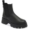 Steve Madden Malcolm Chelsea Boot In Black