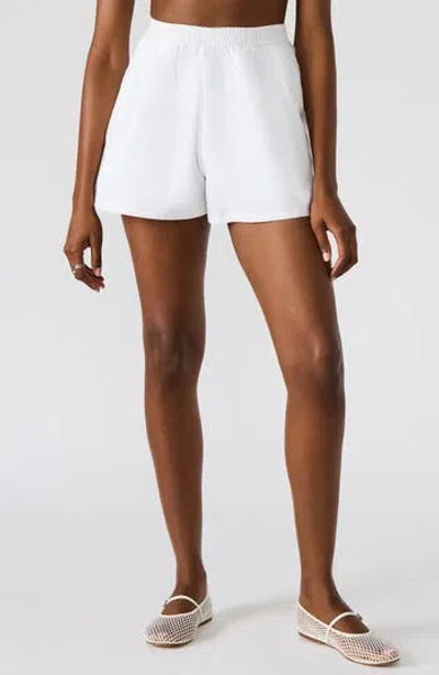 STEVE MADDEN STEVE MADDEN MALENA EASY PULL-ON COTTON BLEND SHORTS