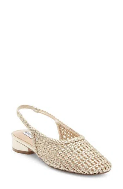 Steve Madden Mallorca Slingback Pump In Gold