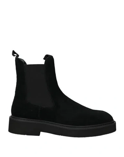 Steve Madden Man Ankle Boots Black Size - Leather