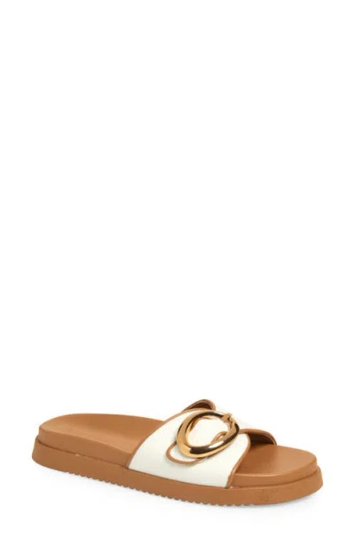 Steve Madden Mandie Slide Sandal In Nat/cognac