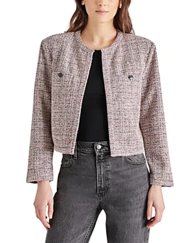 Steve Madden Manon Tweed Jacket In Multi