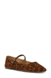 Steve Madden Maple Mary Jane Flat In Leopard