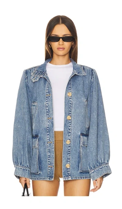 Steve Madden Marceline Jacket In Blue