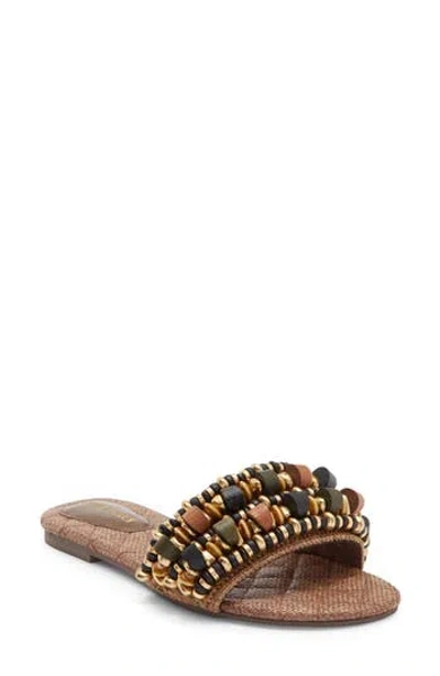 Steve Madden Marika Slide Sandal In Brown