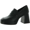 Steve Madden Marla Womens Leather Slip-on Shooties In Black