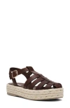 Steve Madden Marlin Espadrille Fisherman Sandal In Brown