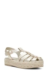 Steve Madden Marlin Espadrille Fisherman Sandal In Gold