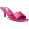 Steve Madden Marlon Slide Sandal In Fusch Patent