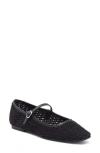 Steve Madden Marree Mary Jane Flat In Black