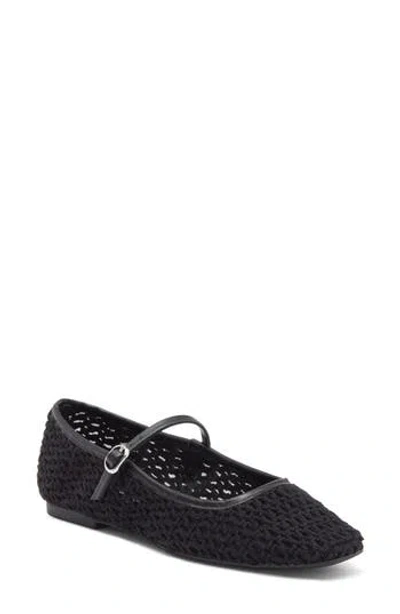 Steve Madden Marree Mary Jane Flat In Black