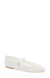 Steve Madden Marree Mary Jane Flat In White