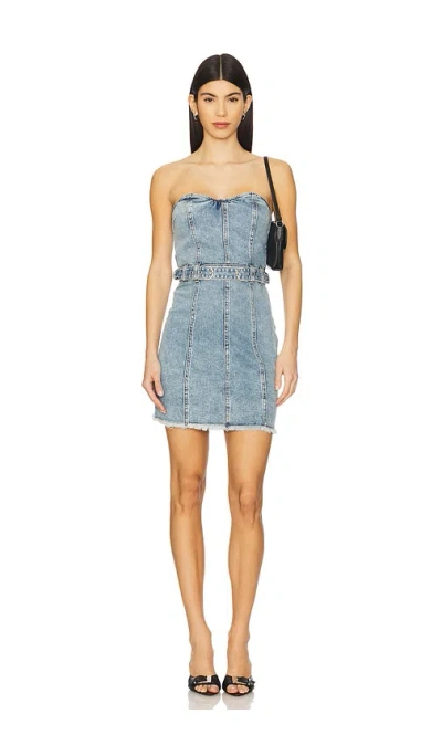 Steve Madden Matilda Dress In Blue Frosting