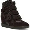Steve Madden Mavis Wedge High Top Sneaker In Brown