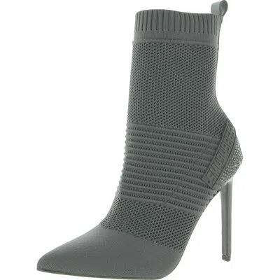 Steve Madden Maxwelle Womens Embellished Pull On Ankle Boots In Green