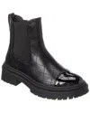 Steve Madden Mayslie Leather Boot In Black