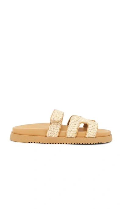 Steve Madden Mayven Sandal In Nat Raffia