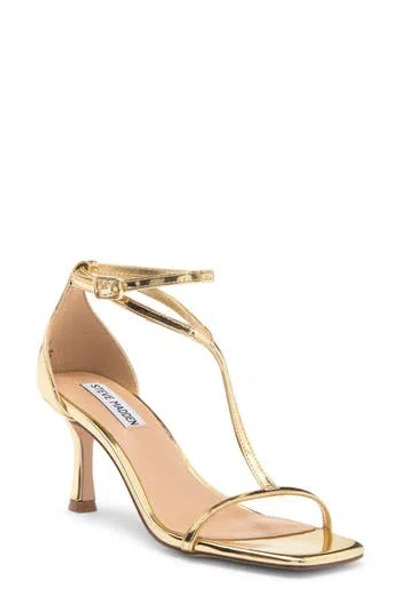 Steve Madden Mayzie T-strap Sandal In Gold
