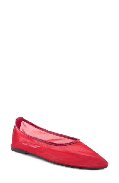 Steve Madden Meadow Flat In Red