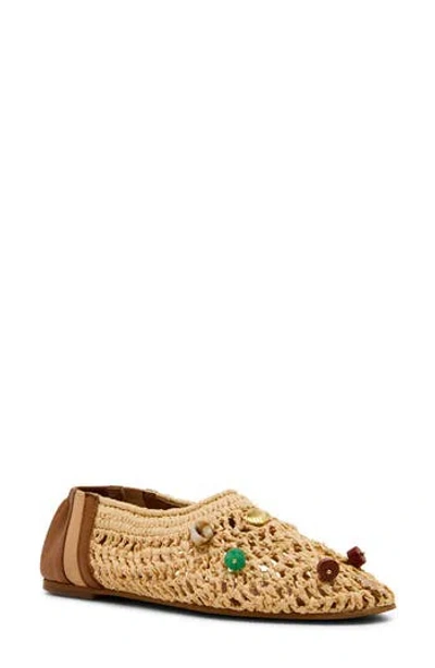 Steve Madden Meela Charm Flat In Animal Print