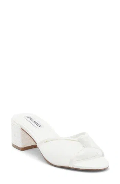 Steve Madden Melodee Sandal In White