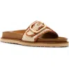Steve Madden Memphis Slide Sandal In Cognac Multi