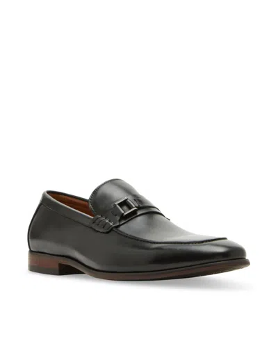 Steve Madden Men's Adair Slip On Loafer In Black Leather