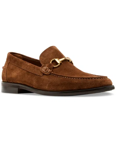 Steve Madden Men's Arista Suede Bit Loafer In Camel Suede